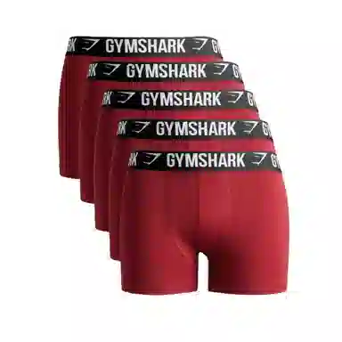Gymshark Men's Underwear 5-Pack Red