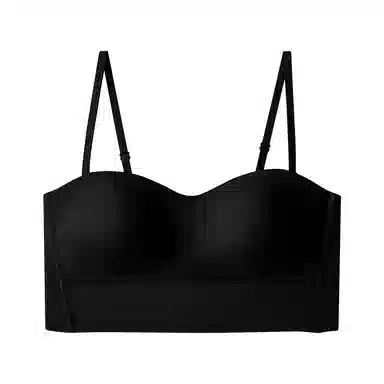 轻迎 冰丝防滑抹胸无肩带内衣无痕聚拢隐形防走光无钢圈乳胶文胸内衣女吊带 女款