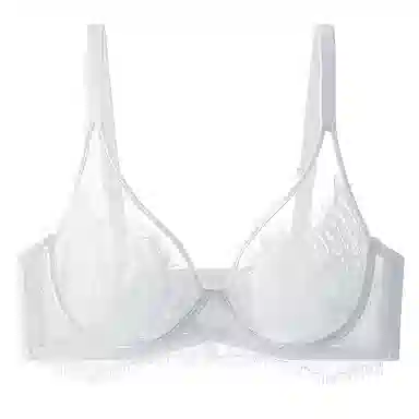 二三二三 自然轻薄大胸显小聚拢提拉上托不空杯亲肤舒适侧收副乳无钢圈软支撑法式时尚百搭性感纯欲文胸 女款