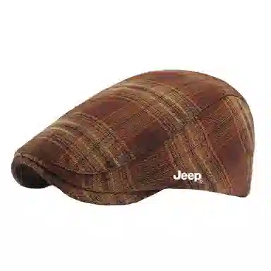 Jeep Plaid Retro Painter Beret
