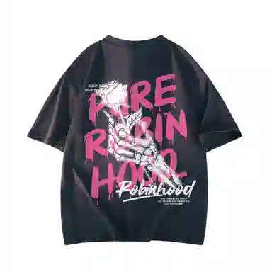 ROBINHOOD Skull Rose Tee