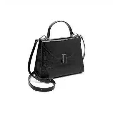 老人头 时尚气质百搭通勤鳄鱼纹 头层牛皮 斜挎手提包 女款 多色