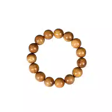 天纵 中式国风招财转运念珠 简约盘玩国潮文玩佛珠 复古小众平安好运 楠木 手串 男款