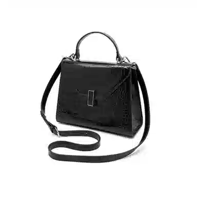 老人头 时尚气质百搭通勤鳄鱼纹 头层牛皮 斜挎手提包 女款 多色