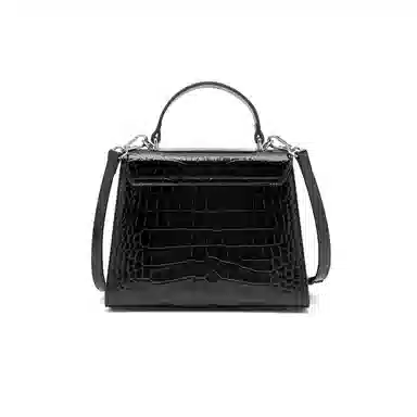 老人头 时尚气质百搭通勤鳄鱼纹 头层牛皮 斜挎手提包 女款 多色