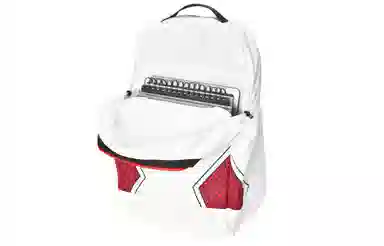 spare no pains Gym Bag Red White