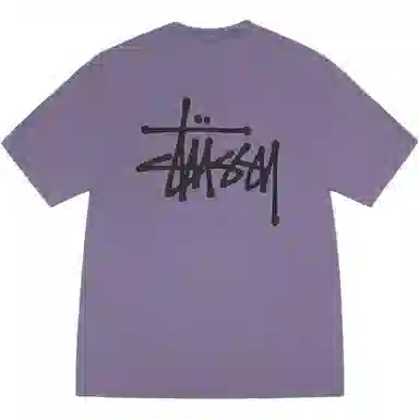 Stussy Ribbed Lettering T-Shirt