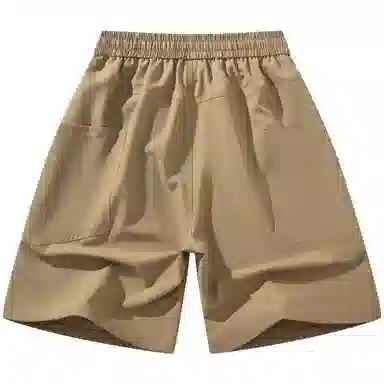 大卫贝肯 美式街头简版城市机能字母设计款直插口袋宽松百搭休闲潮流工装短裤 男女同款