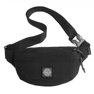 揽月 简约休闲慵懒风纯色涂鸦通勤百搭 尼龙 斜挎胸包 男女同款情侣款 多色