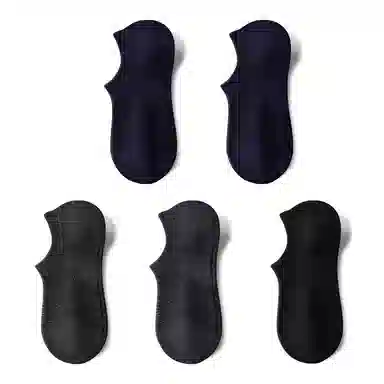 润微 春夏季 透气网眼 男款 五双装 纯棉