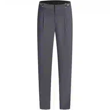 九牧王男裤专家 百搭潮流时尚商务简约休闲锥形纯色西装裤 男款