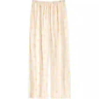 宫蝶 可爱卡通薄款中腰长裤休闲裤 女款