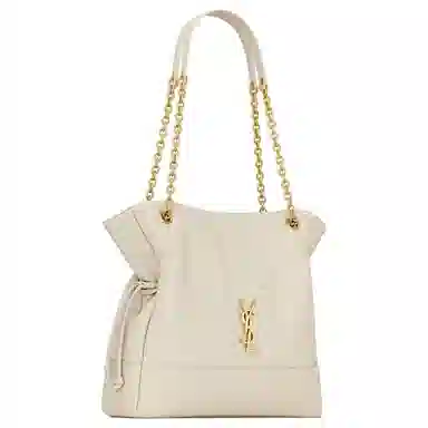 Saint Laurent Jamie Tote Bag Small Vintage White