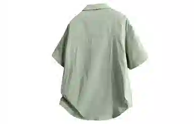 王者荣耀 标语款 美式高街刺绣爱心字母潮宽松舒适高街痞帅高级感休闲百搭打底短袖衬衫 男女同款