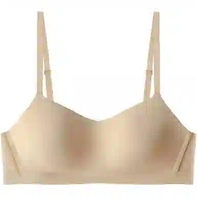 黛尔佳人 云感无痕裸感薄内衣女大胸显小上托无钢圈小胸微聚拢透气睡眠文胸 女款