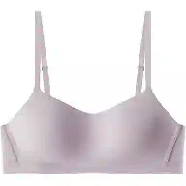 黛尔佳人 云感无痕裸感薄内衣女大胸显小上托无钢圈小胸微聚拢透气睡眠文胸 女款