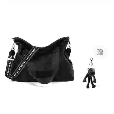 TAKI Casual Oxford Shoulder Bag Black