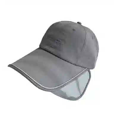 艾佳微 防晒抽拉板伸缩遮阳户外旅行爬山露营百搭潮流  聚酯纤维 棒球帽 男女同款情侣款