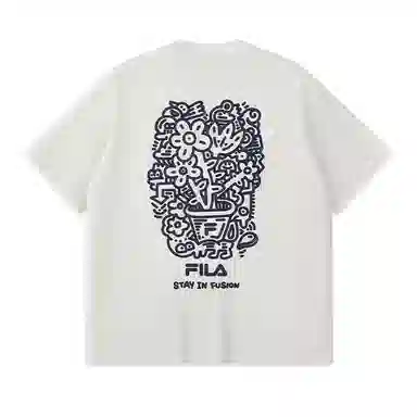 FILA FUSION MR.DOODLE logoT -WT