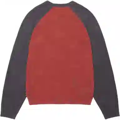 Stussy SS25 Colorblocked Raglan Knit Crew
