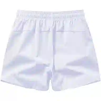 华夏儿女 美式纯色潮流透气五分裤运动短裤 男女同款