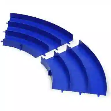 田宫 四驱车三轨跑道 轨道 赛道无孔 模型配件