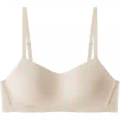 黛尔佳人 云感无痕裸感薄内衣女大胸显小上托无钢圈小胸微聚拢透气睡眠文胸 女款