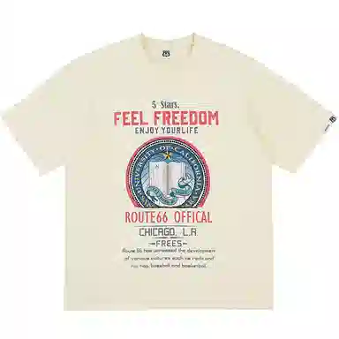 Route 66 Vintage Print T-Shirt