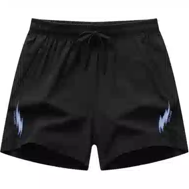 华夏儿女 美式纯色潮流透气五分裤运动短裤 男女同款