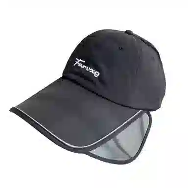 艾佳微 防晒抽拉板伸缩遮阳户外旅行爬山露营百搭潮流  聚酯纤维 棒球帽 男女同款情侣款