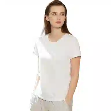 舒雅 蓝牌系列 纯色短袖简约打底衣 女款