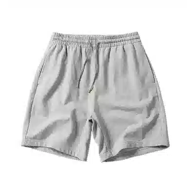 实年服工 质感简约宽松运动时尚舒适五分休闲短裤 男款