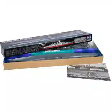 田宫 德国二战战列舰俾斯麦号 成品模型