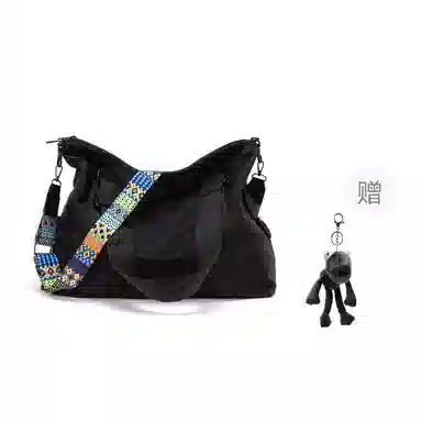 TAKI Casual Oxford Shoulder Bag Black