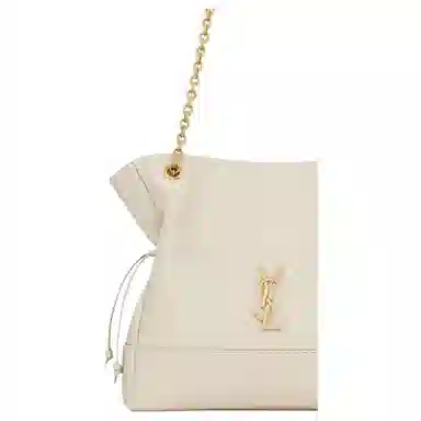 Saint Laurent Jamie Tote Bag Small Vintage White