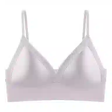 二三二三 自然聚拢提拉上托不空杯亲肤舒适内衣侧收副乳无钢圈可调节肩带软支撑法式轻薄胸罩简约时尚百搭性感纯欲文胸 女款