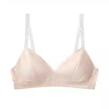 桑罗 无钢圈简约光面透气聚拢文胸 女款