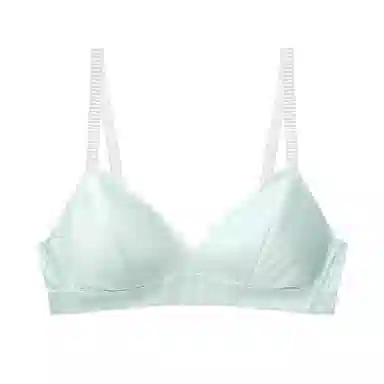 桑罗 无钢圈简约光面透气聚拢文胸 女款