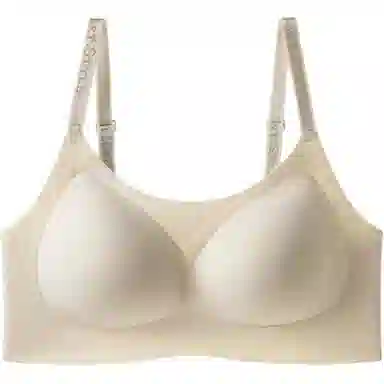 黛尔佳人 无痕内衣女小胸聚拢收副乳防下垂无钢圈薄款透气果冻美背心胸罩文胸 女款