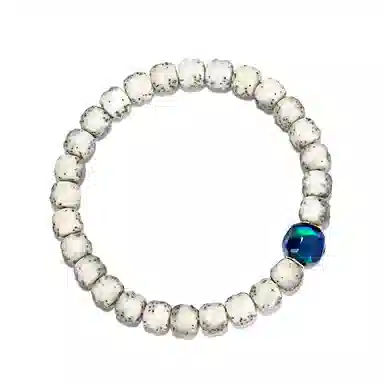 钰澜文玩 毛感料河豚无相+忘川无相珠搭配款佛珠转运珠 星月菩提 手串 男女同款情侣款