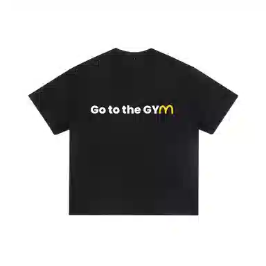 莫代尔 舒适宽松纯棉柔软短袖亲肤百搭休闲气质简约潮流设计感时尚多色可选圆领卫衣大学生外出可穿打底衣 男女同款