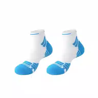 轻迎 马拉松专业跑步袜子中筒加厚底毛巾运动登山长跑篮球袜 男款 组合装