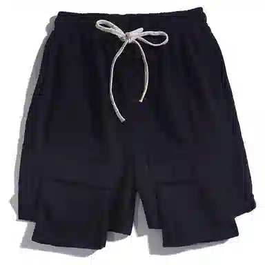 乱步 外穿工装五分裤百搭沙滩运动韩版潮流宽松休闲短裤 男女同款