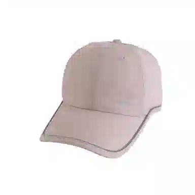 艾佳微 春夏季反光条醒目轻薄打孔透气户外出行遮阳防晒速干 涤纶 鸭舌帽 男女同款情侣款