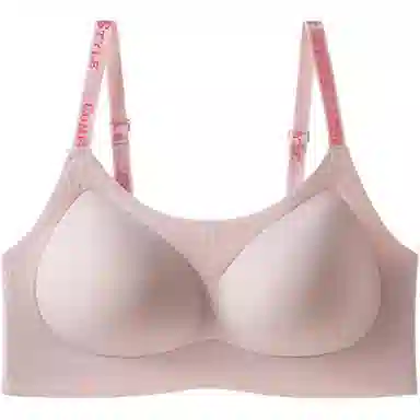 黛尔佳人 无痕内衣女小胸聚拢收副乳防下垂无钢圈薄款透气果冻美背心胸罩文胸 女款