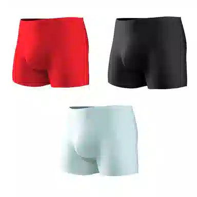 EFUTON Ice Silk Breathable Underwear 3-Pack Men