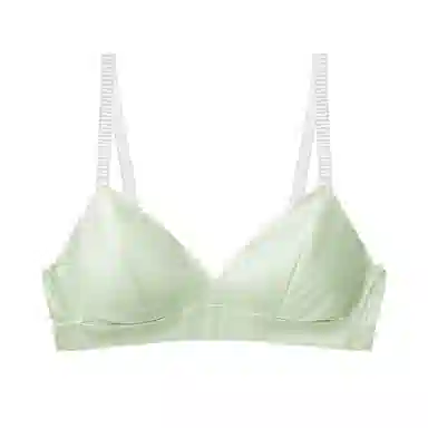 桑罗 无钢圈简约光面透气聚拢文胸 女款