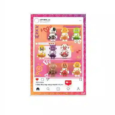 LIGHT YOUR BRICKS MEGA SPACE MOLLY 100 emoji