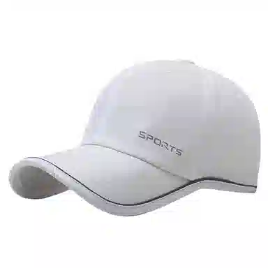 艾佳微 春夏季反光条醒目轻薄打孔透气户外出行遮阳防晒速干 涤纶 鸭舌帽 男女同款情侣款