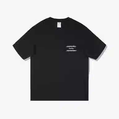 莫代尔 舒适宽松纯棉柔软亲肤百搭休闲气质简约潮流设计感时尚多色可选圆领大学生短袖卫衣外出可穿打底衣 男女同款